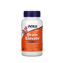Брейн Елевейт Нау Фудс (Brain elevate Now Foods) Підтримка роботи мозку капсули вегетеріанські 60 штук