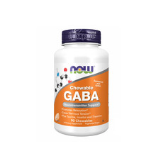Габа Нау Фудс (Gaba Now Foods) Спокій та антистрес таблетки жувальні з апельсиновим смаком 250 мг 90 штук