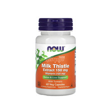 Сілімарин Мілк Тейст 150 мг 60 штук Нау Фудс (Silimarin Milk Thistle Now Foods) Здоров*я печінки капсули вегетеріанські 