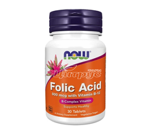 Фолієва кислота Нау Фудс (Folic acid Now Foods) таблетки 30 штук