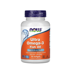 Ультра Омега 3 Риб*ячий Жир Нау Фудс  (Fish Oil Omega Now Foods) капсули гелеві 90 штук