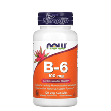 Вітамін В-6 Нау Фудс (B-6 Now Foods) капсули вегетеріанські 100 мг 100 штук