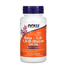 Бета Глюкан Нау Фудс (Beta-1,3/1,6 D-Glucan Now Foods) капсули вегетеріанські 100 мг 90 штук