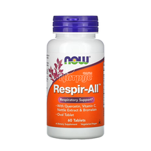 Респайр Олл Аллерджи Нау Фудс (Respir-All Allergy Now Foods) Захист від алергій та підтримка дихальної системи таблетки 100 мг 60 штук