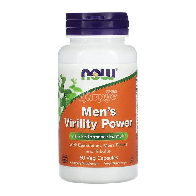 Менс Віріліті Нау Фудс (Mens Virility Now Foods) Підтримка репродуктивної системи чоловіків капсули вегетеріанські 60 штук