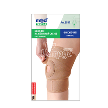 Бандаж для колінного суглоба Медтекстиль (Medtextile) розмір S/M (34-42см) люкс 6037