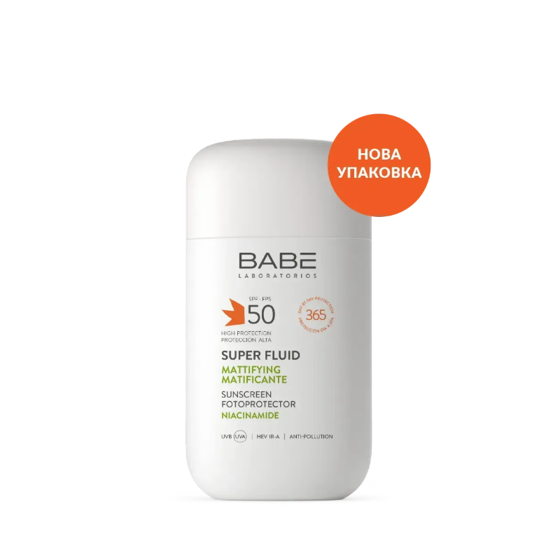 фото 1-1/Бабе (Babe) Сан Протекш (Sun Protection) Супер-флюїд сонцезахисний з матуючим ефектом SPF 50 50 мл