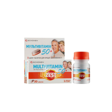 Зест (Zest) Мультивітамін 50+ таблетки 30 штук