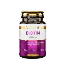 Вітаміни Новел Біотин 5000 мкг (Novel Biotin 5000mcg )  таблетки жувальні 60 штук