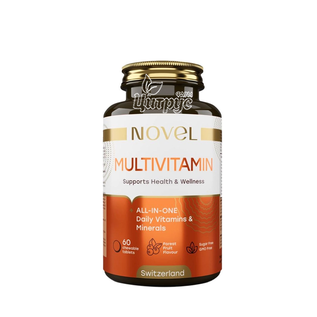 Вітаміни Новел Мультивітамін (Novel Multivitamin) таблетки жувальні 60 штук