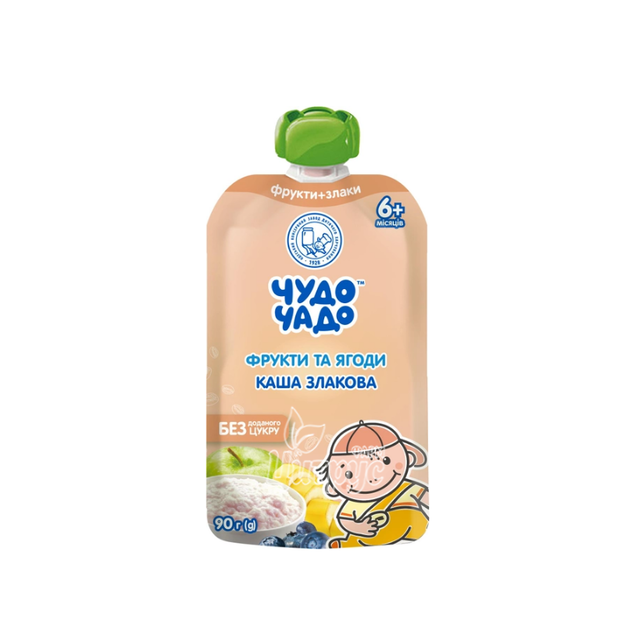 Каша злакова Чудо-Чадо фрукти та ягоди 90 г