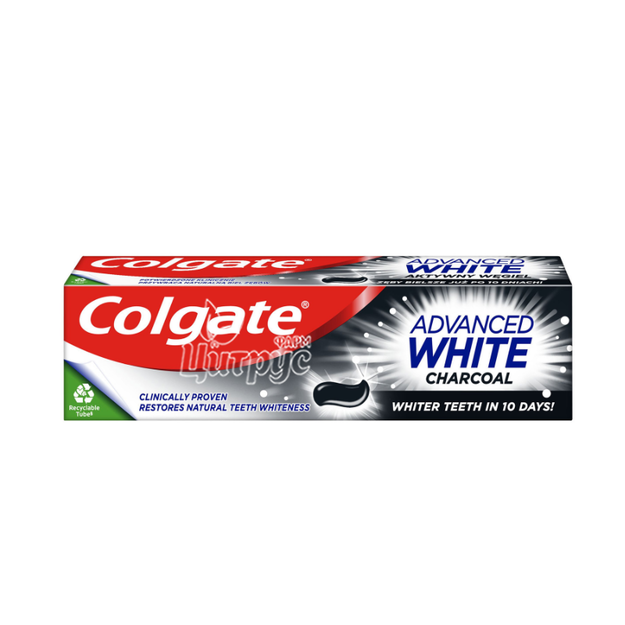 Зубна паста Колгейт (Colgate) Сенситив (Sensitive) Адванс Вайт Чаркол (Advanced White Charcoal) 100 мл