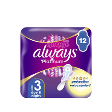 Прокладки гігієнічні жіночі Олвейс (Always) Платінум Ультра День та ніч (Platinum Ultra Day&Night) Ароматизовані 12 штук