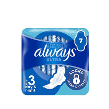 Прокладки гігієнічні жіночі Олвейс (Always) Ультра День та ніч (Ultra Day&Night) 7 штук
