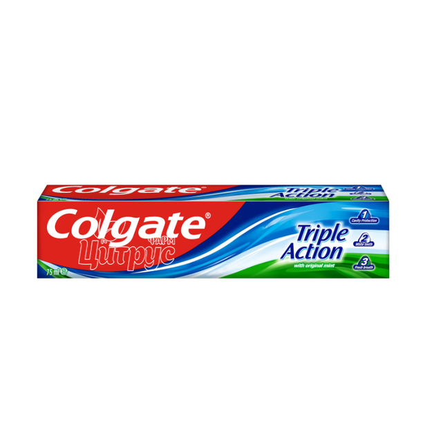 Зубна паста Колгейт (Colgate) Потрійна Дія 75 мл