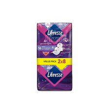 Прокладки гігієнічні жіночі Лібресс (Libresse) Гуд Найт максі (Goodnight maxi) 16 штук