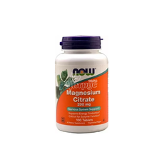 Магнію Цитрат 200 мг 100 штук Нау Фудс (Magnesium Citrate Now Foods) таблетки