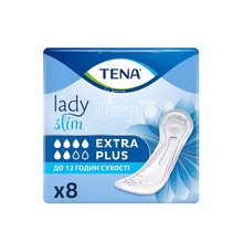 Прокладки урологічні жіночі Тена (Tena) Леді Слім Екстра Плюс (Lady Slim Extra Plus) 8 штук 