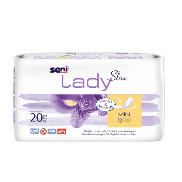 Прокладки урологічні жіночі Сені (Seni) Леді Слім Міні (Lady Slim Mini) 20 штук