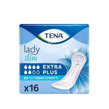 Прокладки урологічні жіночі Тена (Tena) Леді Слім Екстра Плюс (Lady Slim Extra Plus) 16 штук 