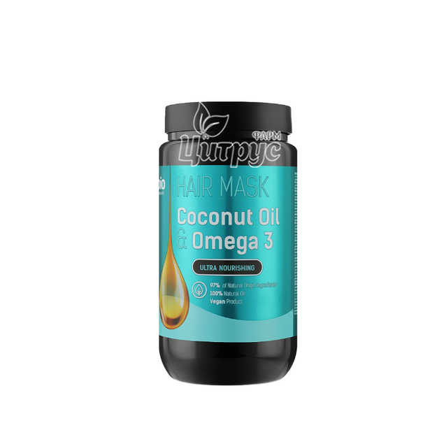 Маска для волосся Біо Натурель (Bio Naturell) Кокосова олія з Омегою 3 (Coconut Oil & Omega 3)  946 мл