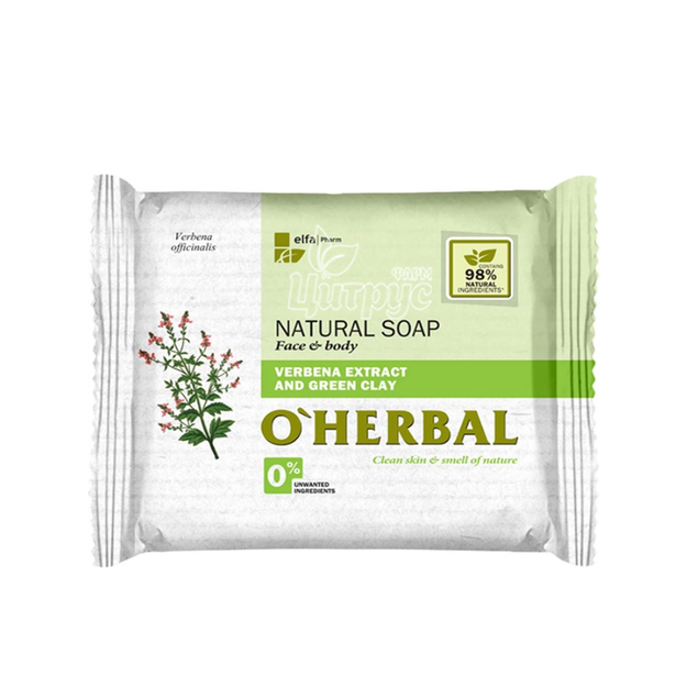 Мило О*Гербал З екстрактом вербени та зеленою глиною 100 г