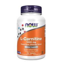 L-Карнітин тартрат Нау Фудс  (L-Carnitine Now Foods) Енергія та підтримка фізичної активності таблетки 1000 мг 50 штук