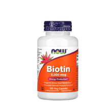 Біотин 5000 мкг Нау Фудс (Boitin Now Foods) капсули вегетеріанські 120 штук
