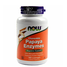 Папайя ензим 180 штук Нау Фудс (Papaya Enzymes Now Foods) Підтримка системи травлення таблетки для розсмоктування 