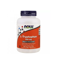 Л-Триптофан 500 мг 120 штук Нау Фудс (L-Tryptophan Now Foods) капсули вегетеріанські 