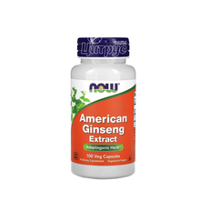 Женьшень Американський 100 штук Нау Фудс (American Ginseng Now Foods) капсули вегетеріанські