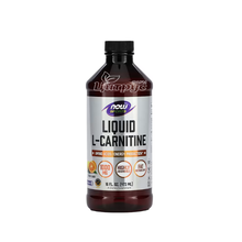 L-Карнітин рідкий Нау Фудс Спорт (L-Carnitine Liquid Now Foods, Sports) розчин зі смаком апельсину 1000 мг 473 мл