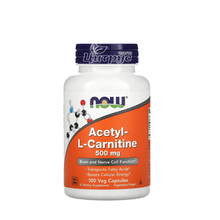 Ацетил-L-Карнітин Нау Фудс (Acetyl-L-Carnitine Now Foods) Енергія та підтримка фізичної активності капсули вегетеріанські 500 мг 100 штук