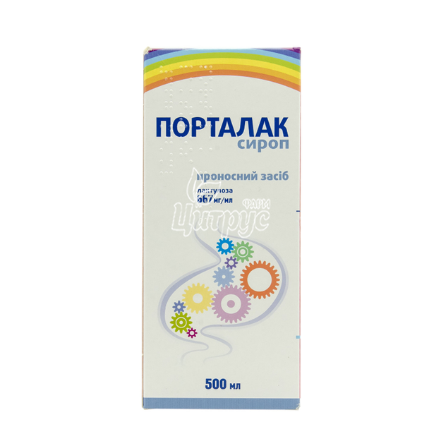 Порталак сироп 667 мг/мл флакон 500 мл