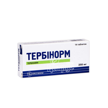 Тербінорм таблетки 250 мг 14 штук