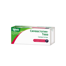 Симвастатин-Тева таблетки вкриті оболонкою 40 мг 30 штук