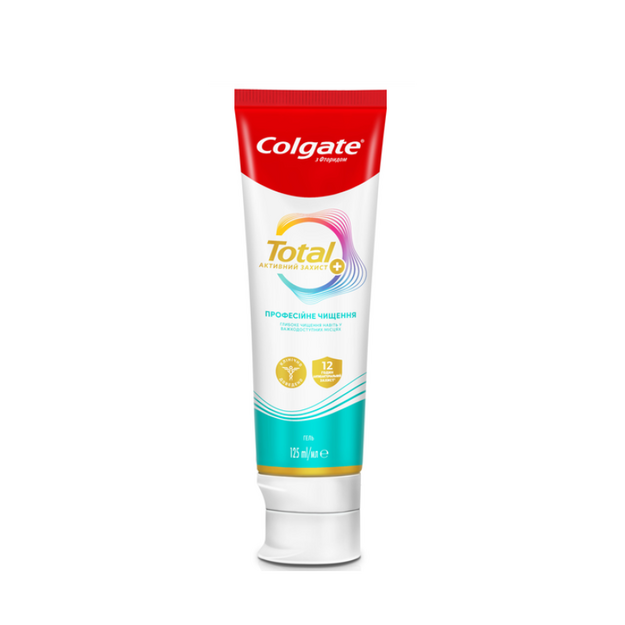 Зубний гель Колгейт (Colgate) Тотал 12 (Total 12) Професійне чищення 125 мл