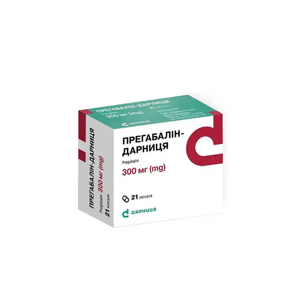 Прегабалін-Дарниця капсули 300 мг 21 штука