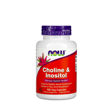 Холін та Інозитол Нау Фудс (Choline & Inositol Now foods) Підтримка нервової системи капсули вегетеріанські 250/250 мг 100 штук