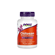 Хітозан 500 мг плюс Хром Нау Фудс (Chitosan 500 plus Chromium Now Foods) Підтримка ваги капсули вегетеріанські 120 штук