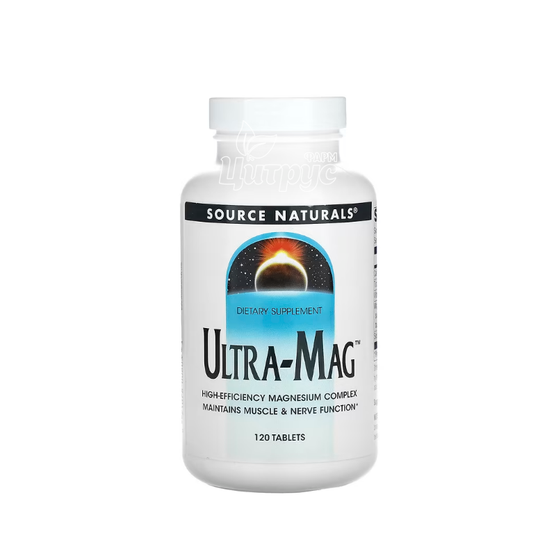 фото 1-1/Ультра-Маг (Ultra-Mag) Комплекс із магнієм таблетки 120 штук