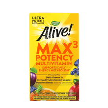 Нейчерал Вей Елайв (Nature`s Way Alive!) Макс3 Потенсі (Max3 Potency) Комплекс мультивітамінів таблетки 90 штук