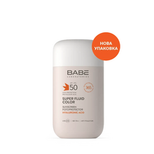 Бабе (Babe) Сан Протекш (Sun Protection) Сонцезахисний супер флюїд ВВ з тонуючим ефектом для всіх типів шкіри SPF 50 50 мл