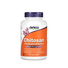 Хітозан 500 мг плюс Хром Нау Фудс (Chitosan 500 plus Chromium Now Foods) Підтримка ваги капсули вегетеріанські 240 штук