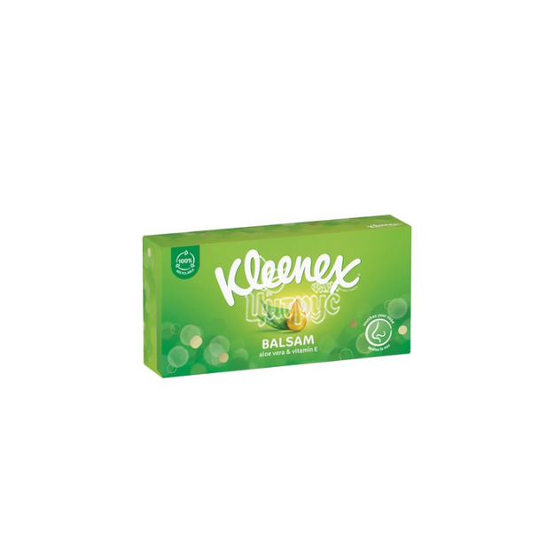 Серветки Клінікс (Kleenex) Balsam Tissue відривні 64 штуки