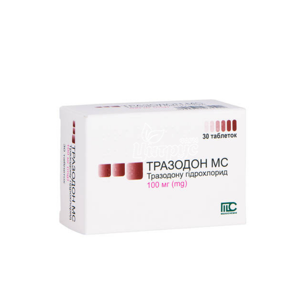 Тразодон МС таблетки 100 мг 30 штук