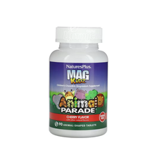 Магній для дітей 90 штук Натурес Плюс (Natures Plus) Енімал Парад (Animal Parade) таблетки жувальні зі смаком вишні