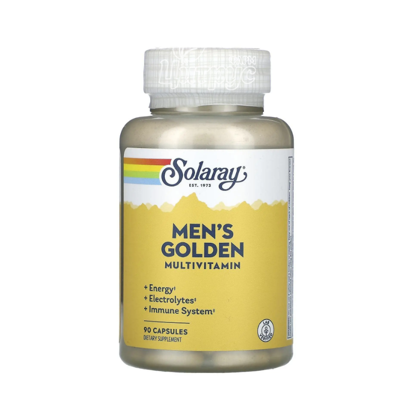 фото 1-1/Соларей (Solaray) Мультивітаміни для чоловіків 90 штук веганські капсули 