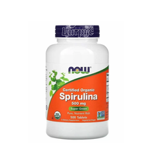 Спіруліна органічна Нау Фудс (Spirulina Now Foods) таблетки 500 мг 500 штук