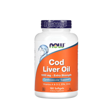 Олія печінки Тріски Нау Фудс (Cod Liver Oil Now Foods) капсули гелеві 1000 мг 180 штук